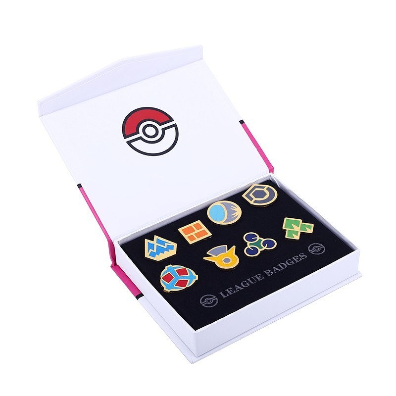 Caja Medallas Pokemon Liga Sinnoh League Badget
