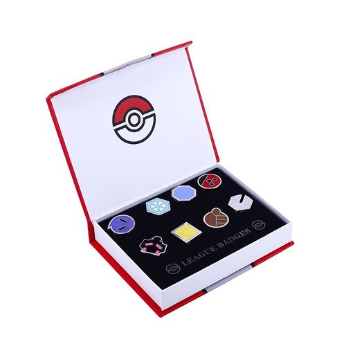 Caja Medallas Pokemon Liga Johto League Badget