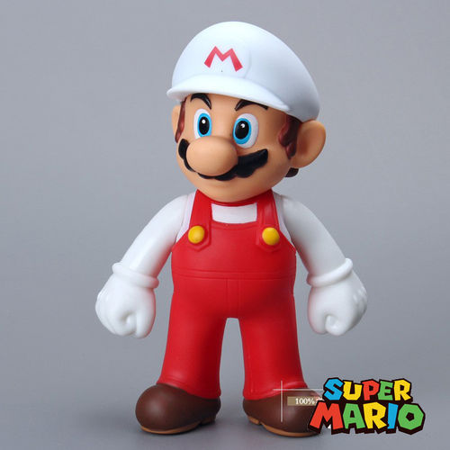 Figura 12cm Super Mario Bros Pantalon Rojo Blanco