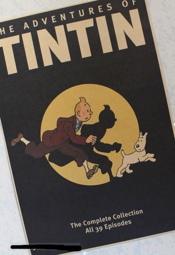 Poster Clasico de las Aventuras de Tintin