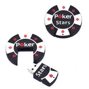 USB, PenDrive 8 GB Ficha de Poker PokerStar,